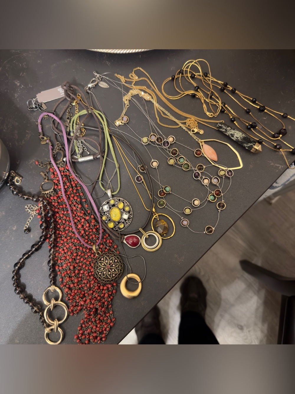 Lia Sophia, J jill, creck weather and RL lot of necklaces